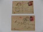 Briefkaart met postzegels uit 1893 en 1901 Engeland stempels, Verzenden, Briefkaart