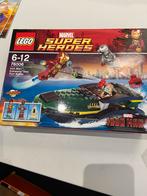 Lego Marvel 76006 Extremis Sea Port Battle, Ophalen of Verzenden, Zo goed als nieuw, Complete set, Lego
