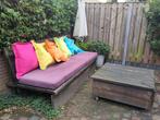 Hardhouten loungebank, Tuin en Terras, Tuinsets en Loungesets, Ophalen, Gebruikt, Steigerhout, Bank