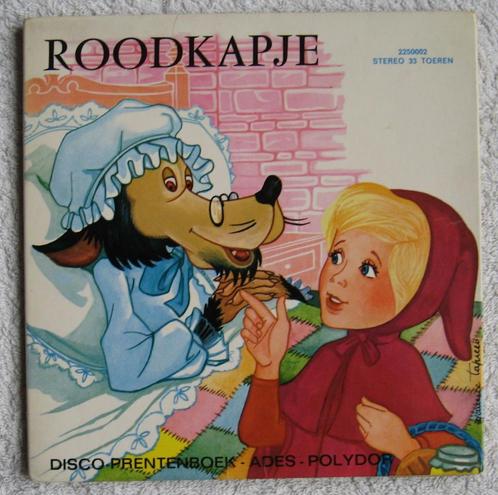 Disco-Prentenboek Roodkapje VINYL single (GEEN flexi !!), Cd's en Dvd's, Vinyl | Kinderen en Jeugd, Gebruikt, Muziek, 3 tot 5 jaar