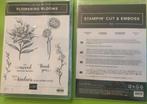 Flowering Blooms Stempelset + Stansen Stampin Up NIEUW, Hobby en Vrije tijd, Ophalen of Verzenden, Nieuw, Overige thema's, Pons of Mal