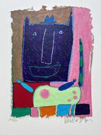 Zeefdruk Wouter Stips, Antiek en Kunst, Kunst | Litho's en Zeefdrukken, Verzenden