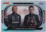 2022 Topps Chrome F1 Hamilton & Russell Refractor #CC-MF1, Verzamelen, Verzenden, Formule 1