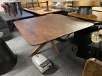 Grote vierkante mangohouten tafel - 150x150 afgeronde hoeken, Ophalen, 150 tot 200 cm, Vierkant, Nieuw