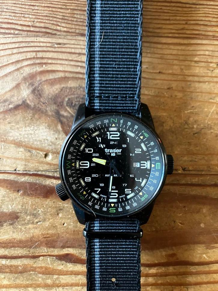 Traser H3 P68 Pathfinder Polshorloge, Sieraden, Tassen en Uiterlijk, Horloges | Heren, Zo goed als nieuw, Polshorloge, Overige merken