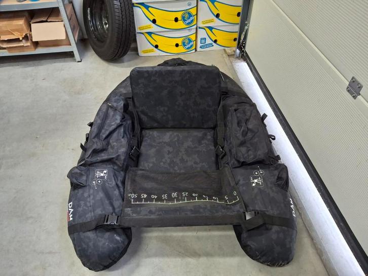 Bellyboat set, Watersport en Boten, Hengelsport | Roofvissen, Zo goed als nieuw, Overige typen, Ophalen of Verzenden