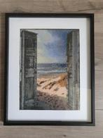 Diamond painting open deur naar strand (40x30 cm), Ophalen of Verzenden, Nieuw, Knutselwerk