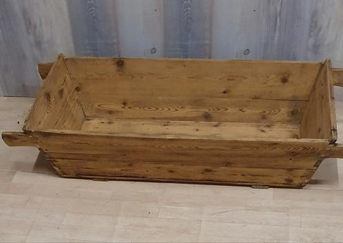 Houten trog of houten bak om bijv. houten blokken in te doen, Antiek en Kunst, Curiosa en Brocante, Ophalen