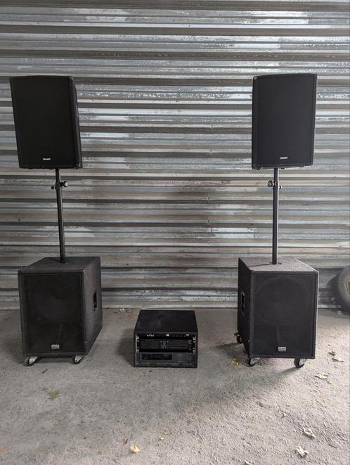 ✅ AA craaft DAP pa systeem compleet, Audio, Tv en Foto, Luidsprekers, Gebruikt, Overige typen, 120 watt of meer, Overige merken