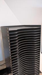 Vintage retro LP platen opberg rekken, 42 delen, Huis en Inrichting, Woonaccessoires | Cd- en Dvd-rekken, Ophalen, Gebruikt