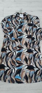 ZOSO travelstof jurk model 244 Erica Grey/ Blue Nieuw maat S, ZOSO, Blauw, Nieuw, Ophalen of Verzenden