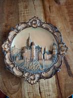 Antiek bord ( Neuschwanstein ) kasteel  3067, Ophalen of Verzenden, Rechthoekig, Minder dan 50 cm