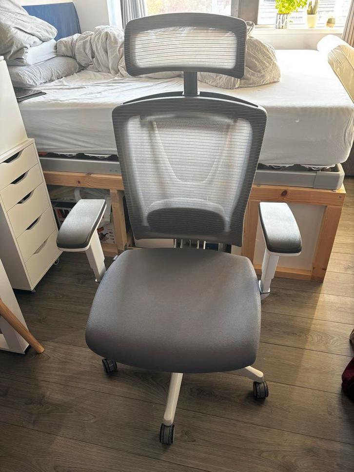 Ergonomische Bureaustoel - Autonomous ErgoChair Pro, Huis en Inrichting, Bureaustoelen, Gebruikt, Bureaustoel, Grijs, Ergonomisch