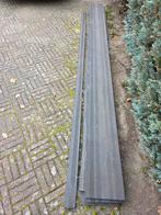 Zwarte Kunststof Planken - 4x3m + Strook, Doe-het-zelf en Verbouw, Hout en Planken, Ophalen, Gebruikt, Minder dan 25 mm, 250 tot 300 cm