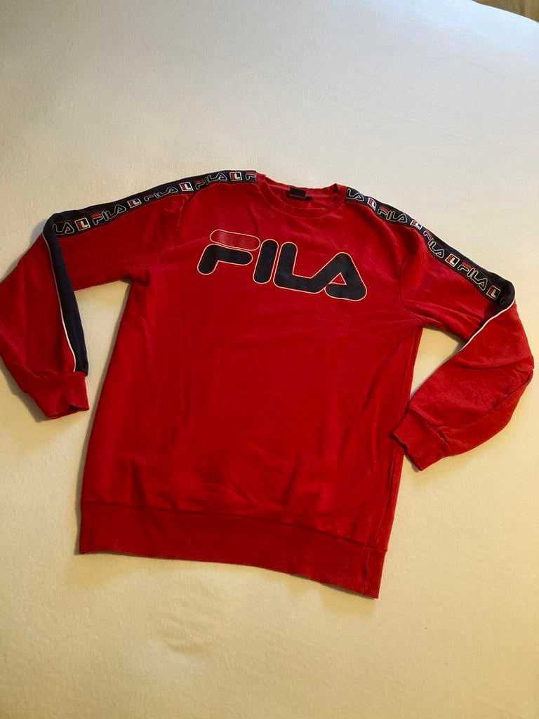 Trui Fila rood maat S, Ophalen of Verzenden, Gedragen, Maat 46 (S) of kleiner, Rood