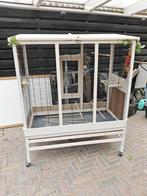 Houten vogelkooi, Dieren en Toebehoren, Ophalen of Verzenden, Zo goed als nieuw, Hout, Vogelkooi