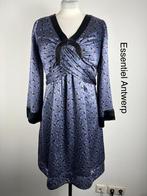 Essentiel Antwerp Jurk 100% zijde (mt: 42) KR/9202, Blauw, Maat 42/44 (L), Ophalen of Verzenden, Zo goed als nieuw