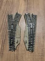 Märklin Wissels - Set van 2, Wisselstroom, Gebruikt, Rails, Ophalen of Verzenden