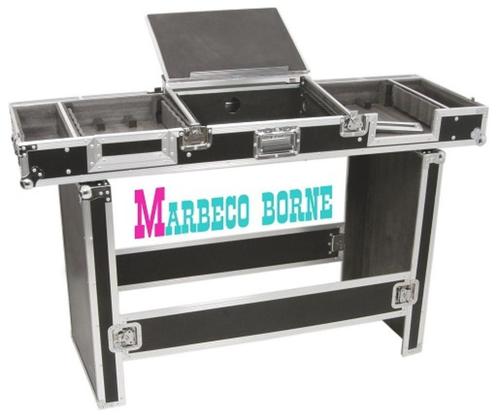 Flightcase, 8U DJ mixer, 2 CD-spelers, Laptop,Universeel 19", Muziek en Instrumenten, Behuizingen en Koffers, Nieuw, Overige instrumenten