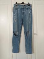 Divided supergave ripped jeans met studs, maat 38., Divided H&M, Blauw, W30 - W32 (confectie 38/40), Ophalen of Verzenden