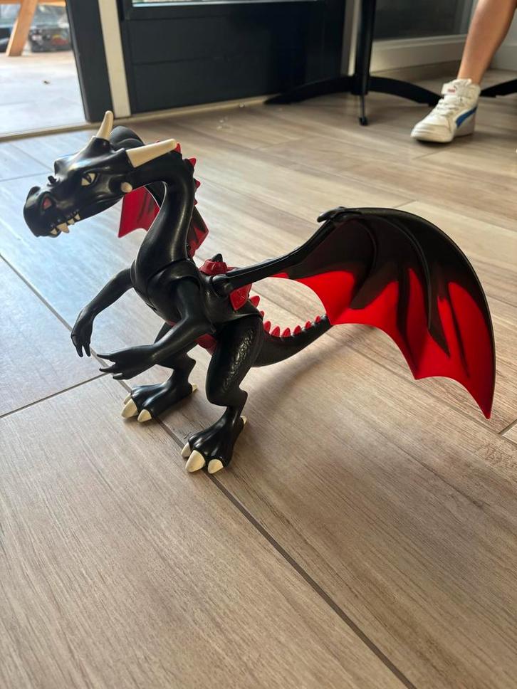 Playmobil Draak - Zwart/Rood (4838), Kinderen en Baby's, Speelgoed | Actiefiguren, Gebruikt, Ophalen of Verzenden