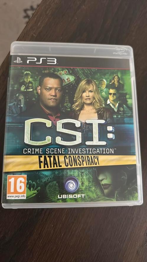 CSI: Crime Scene Investigation: Fatal Conspiracy, Spelcomputers en Games, Games | Sony PlayStation 3, Zo goed als nieuw, Overige genres