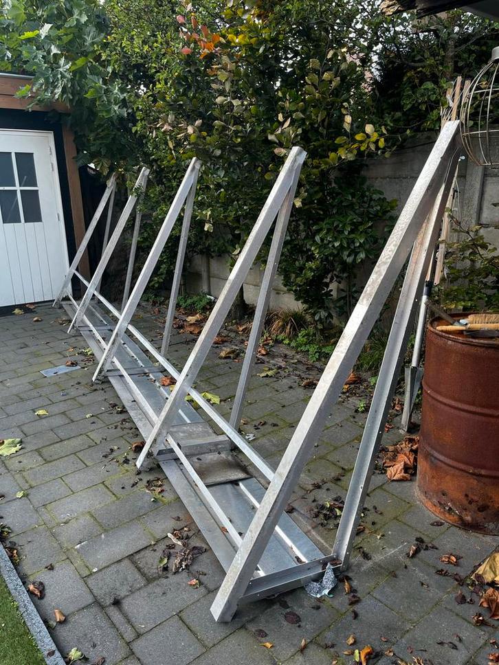 Zonnepaneel Frame - Plat Dak - 6.2m, Doe-het-zelf en Verbouw, IJzerwaren en Bevestigingsmiddelen, Gebruikt, Overige typen, Ophalen of Verzenden