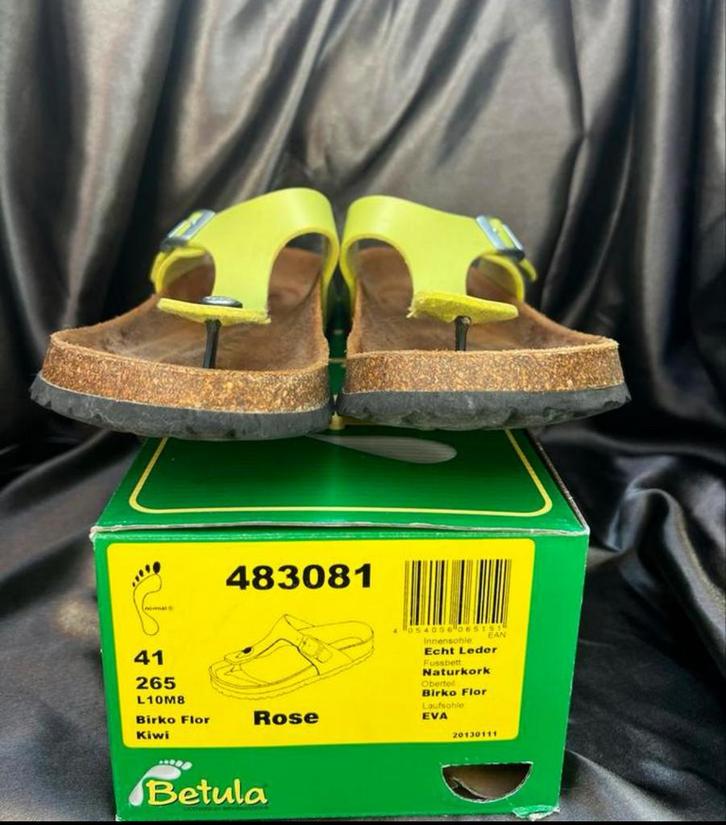 Sandalen Betuna, Kleding | Dames, Schoenen, Zo goed als nieuw, Slippers, Groen, Verzenden