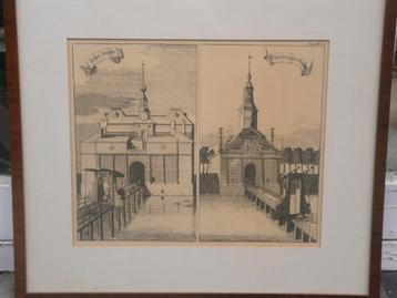 Middelburg, Dubbele Gravure,Dampoort/Vlissingsepoort, beschikbaar voor biedingen