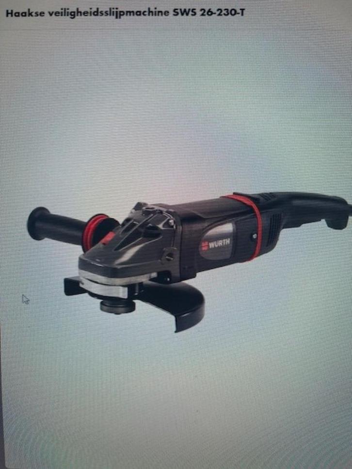 slijptol Wurth, Doe-het-zelf en Verbouw, Gereedschap | Slijpmachines, Zo goed als nieuw, Haakse handslijpmachine, 1000 watt of meer