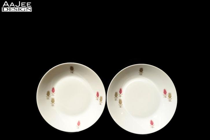 2 Rosenthal - Berlin - Luna park -Diep bord - Hans T Baumann, Huis en Inrichting, Keuken | Servies, Gebruikt, Bord(en), Overige stijlen