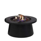Cosiglobe Zwart Ø75  36 cm – Vuurtafel / Terrasverwarmer, Ophalen, Nieuw, Gas, Vloer