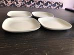Set van 4 ontbijtbordjes, Ikea Värdera, wit, z.g.a.n., Ophalen of Verzenden, Zo goed als nieuw, Bord(en), Effen