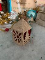 Antiek besuikerd kerst lantaren duitsland volkskunst, Gebruikt, T, Ophalen of Verzenden, N