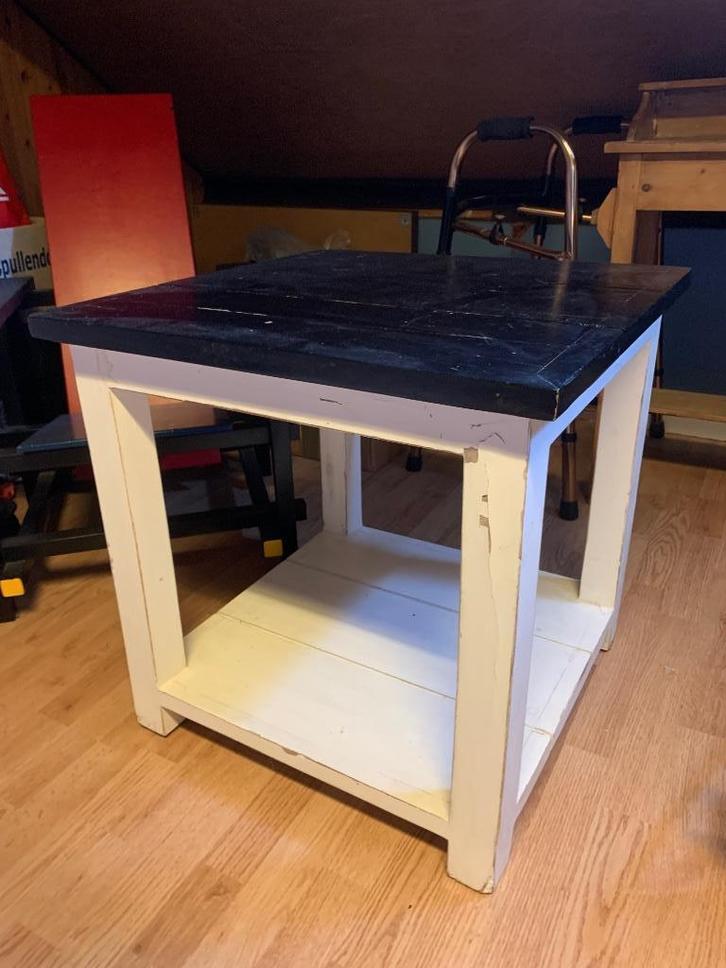 Rivièra Maison bijzettafel 60 X 60, Huis en Inrichting, Tafels | Bijzettafels, Gebruikt, Vierkant, 45 tot 60 cm, 55 tot 75 cm