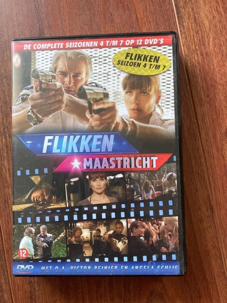 DVD Flikken Maastricht seizoen 4 tot en met 7, Cd's en Dvd's, Dvd's | Tv en Series, Zo goed als nieuw, Actie en Avontuur, Vanaf 12 jaar