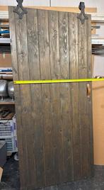 Houten Schuifdeur - Stoer en Stijlvol, Ophalen, Gebruikt, 80 tot 100 cm, Binnendeur
