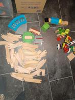 Houten Treinset Compleet met Elektrische Trein, Ophalen, Zo goed als nieuw, Jongen of Meisje