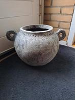 Mooie super grote stenen bloempot zgan, Ophalen, Zo goed als nieuw