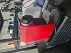 Nespresso koffiezetapparaat + cup-houder, Witgoed en Apparatuur, Koffiezetapparaten, Ophalen, Gebruikt, Koffiemachine, 1 kopje