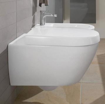 Villeroy & Boch Subway 2.0 closetzitting - Mat Stone white beschikbaar voor biedingen
