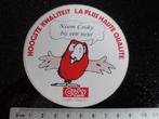 sticker Crocky chips snacks logo neem crocky bij een neut, Verzamelen, Verzenden, Zo goed als nieuw, Merk