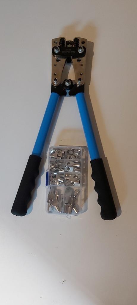 Krimptang incl. 60 kabelhulzen, Auto diversen, Autogereedschap, Nieuw, Ophalen of Verzenden