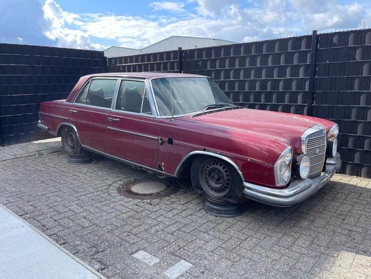 Mercedes-Benz 300 SEL 6.3 voor restauratie, Auto's, Oldtimers, Bedrijf, Mercedes-Benz, Benzine, Sedan, Automaat, Rood, Bruin, Leder