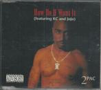 2 Pac ( feat. KC and Jojo ) - How do u want it, Cd's en Dvd's, Cd Singles, Ophalen of Verzenden, Nieuw in verpakking, Hiphop en Rap
