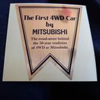Leuke oude sticker.  MITSUBISHI 4WD Car., Verzamelen, Ophalen of Verzenden, Zo goed als nieuw, Overige typen