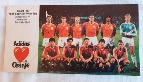 Sticker Nederlands Elftal 28-10-1987 Cyprus, Verzamelen, Sportartikelen en Voetbal, Zo goed als nieuw, Ophalen of Verzenden
