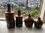 Bronze potten met zwart groepje weg, Huis en Inrichting, Woonaccessoires | Wanddecoraties, Ophalen of Verzenden