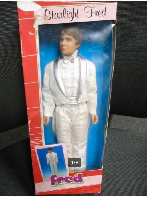 VINTAGE BARBIE/FRED DOLL VON PLASTY 1970/1975 NIEUW, Verzamelen, Poppen, Nieuw, Fashion Doll, Verzenden