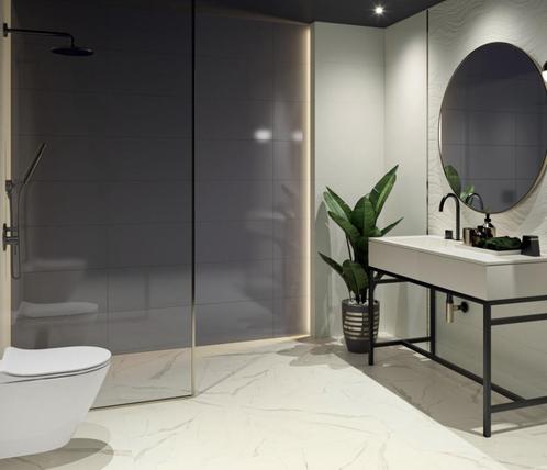 WANDTEGELS WIT GLANS 30x60 cm gerectificeerd - aanbieding, Huis en Inrichting, Woonaccessoires | Overige, Nieuw, Ophalen
